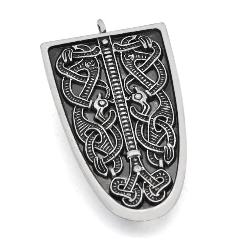 Wholesale Viking Rune Odin Celtic Wolf Odin Brooch